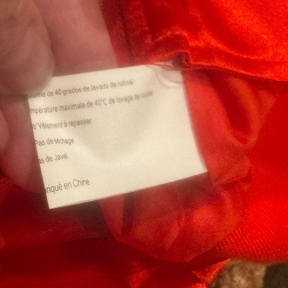 NWT Bomber Red Lightweight Zip Up Jacket Casual Striped Jacket, Size Smalll - Picture 10 of 10